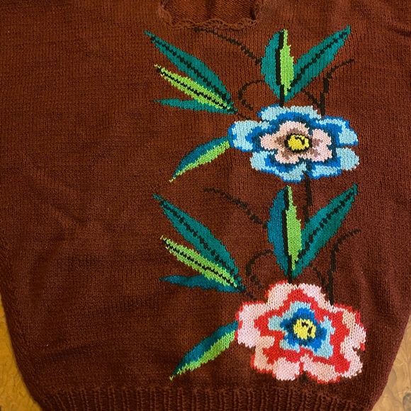 Vintage hand made knitted sweater - Picture 2 of 5